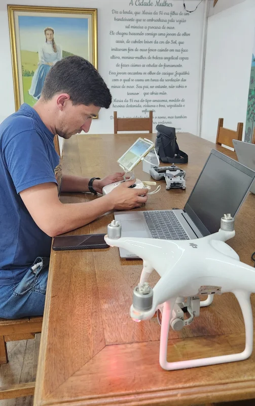Aluno Drone  Vista