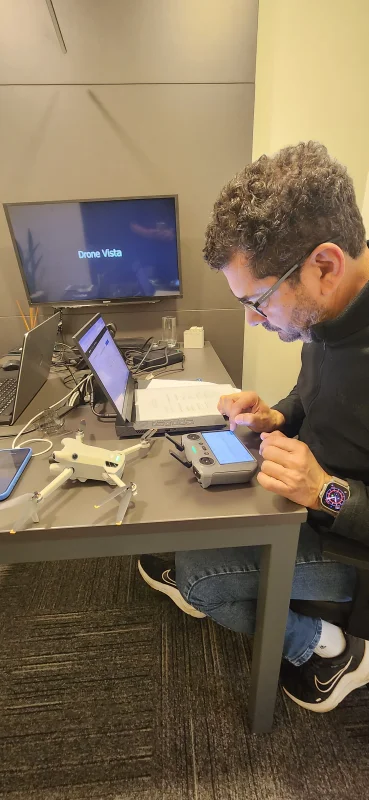 Aluno Drone  Vista