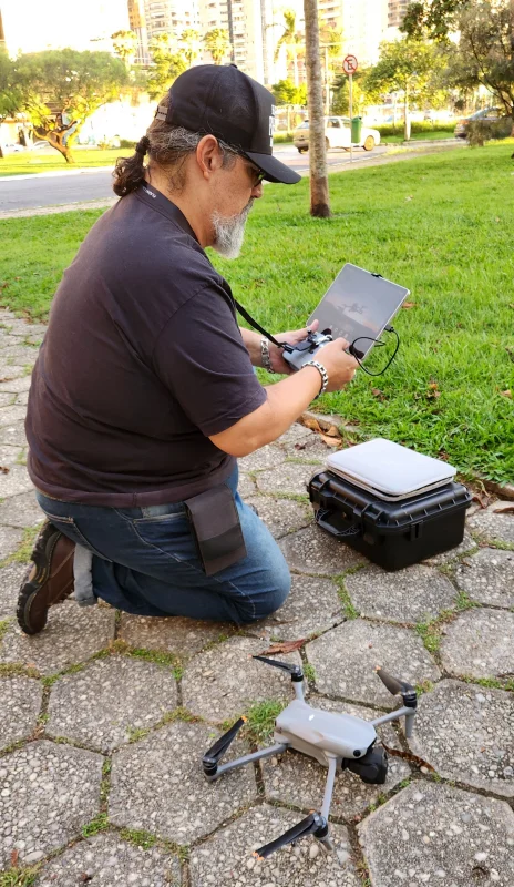 Aluno Drone  Vista